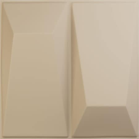 Ekena Millwork 11 7/8in. W x 11 7/8in. H Locke EnduraWall Decorative 3D Wall Panel Covers 0.98 Sq. Ft. WP12X12LOGBE